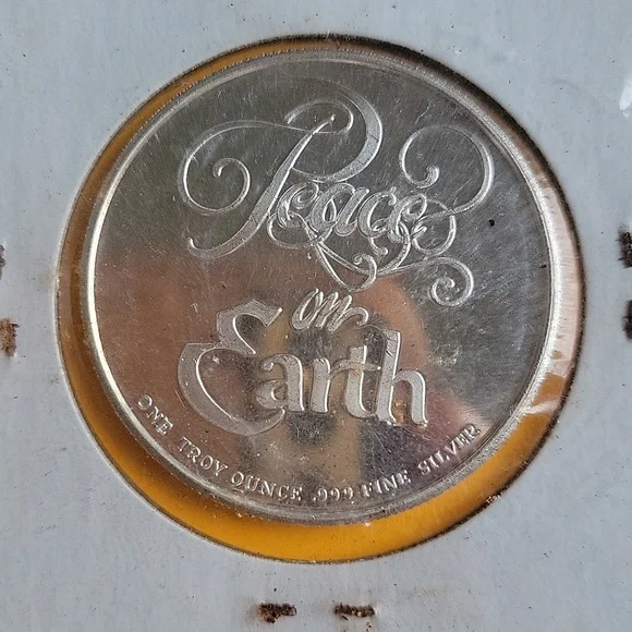 1996 Merry Christmas Silver Round - Picture 2 of 3